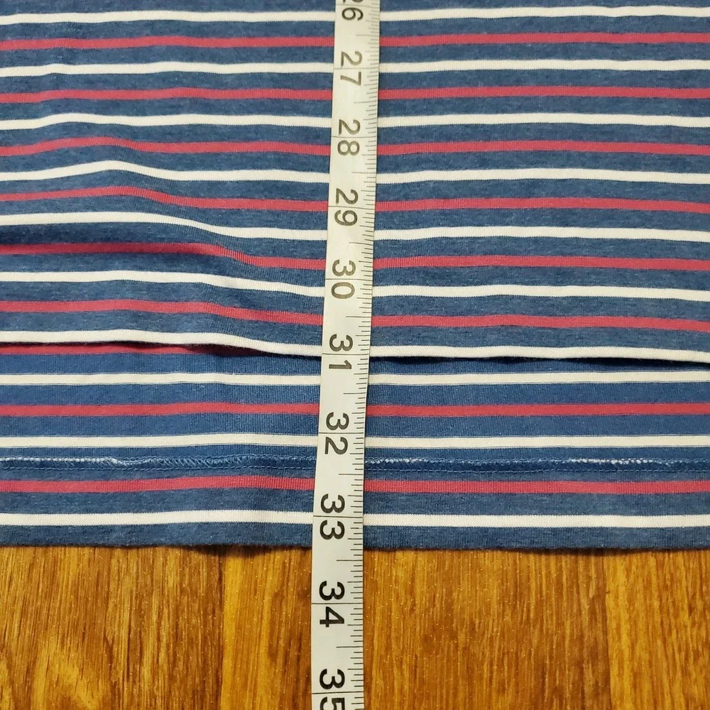 Polo‎ Ralph Lauren Golf Shirt Men 2XL Blue Striped Performance Stretch The Farm